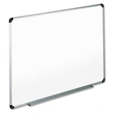 Universal Battery Universal 43723 Dry Erase Board  Melamine  36 x 24  White  Black/Gray Aluminum/Plastic Frame 43723